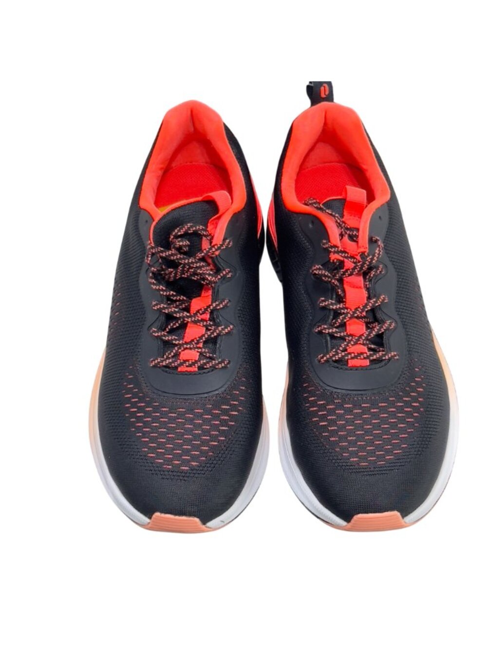 INFINITY Women's Infinite Black/Neon Coral Athletic Lace Up Nursing Shoes Size 8 - Picture 9 of 13